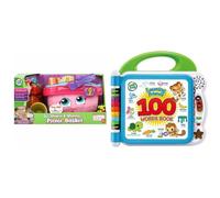 LeapFrog 603603 Shapes & Sharing Picnic Basket Baby Toy Educational and Interactive 16 Pieces & 601503 Learning Friends 100 Words Baby Book