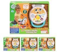 LeapFrog Build-a-Waffle Learning Set, Role Play Kitchen Toy with Lights, Music, Colours & Counting, Toddler Gift for ages 12, 18, 24+ months, English Version (Pack of 4)