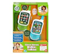 LeapFrog Clever Heroes Walkie-Talkies, Walkie Talkies For Kids, Interactive and Educational, Up To 1000ft Range, Light Up Features, Suitable For Children Aged 3, 4, 5+ Years, English Version