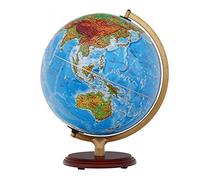leapfrog globe， geographic globe Globes Of The World With Wood Stand 2 In 1 Illuminated Earth Globe 12.5 Inch Large Night Light