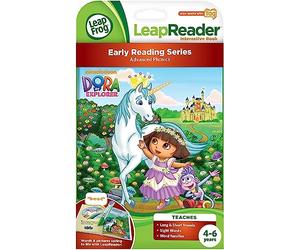 LeapFrog Leapreader Book Nickelodeon Dora The Explorer Saves King Unicorn