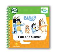 Leapfrog LeapStart Bluey Fun and Games, English | Fifteen-plus Bluey activities build problem-solving and imaginative play; works with all LeapStart systems. Ages 2-5