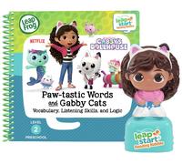 LeapFrog Leapstart Reading Buddies: Paw-tastic Words and Gabby Cats, Gabby's Dollhouse Book, Educational & Interactive Fun, Compatible With LeapStart Systems, For Ages 3, 4, 5+ Years, English Version