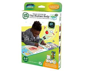 Leapfrog LeapStart Go Deluxe Activity Set - The Human Body, English | Tap pictures and words with the LeapStart Go stylus to explore major body systems through sound and video. Ages 4-9