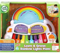 LeapFrog Learn & Groove Rainbow Lights Piano, Baby Musical Toy with Sounds, Colours and Numbers, English and French Learning Games, Educational Toys with Lights and Music, Ages 6, 7, 8, 9 Months +