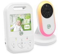 LeapFrog LF2423 Baby Monitor with 2.8” IPS LCD Screen,Up to 12-Hr Video Streaming, 1000ft Long Range, NightVision, Soothing Lullabies, NightLight, 2-Way Audio Talk,TemperatureSensor,SecureTransmission