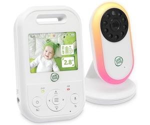 LeapFrog LF2423 Baby Monitor with 2.8” IPS LCD Screen,Up to 12-Hr Video Streaming, 1000ft Long Range, NightVision, Soothing Lullabies, NightLight, 2-Way Audio Talk,TemperatureSensor,SecureTransmission