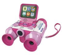 LeapFrog Magic Adventures Binocular Camera Pink, Real Interactive Binoculars with Night Vision, Camera with 10x Optical Zoom, Educational BBC Images, Toy for 5, 6+ Years, English Version