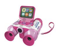 LeapFrog Magic Adventures Binocular Camera Pink, Real Interactive Binoculars with Night Vision, Camera with 10x Optical Zoom, Educational BBC Images,