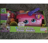LeapFrog Shapes & Sharing Picnic Basket Baby Toy Educational 16 Pieces
