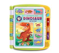 LeapFrog Touch & Learn Dinosaur Book, Educational & Interactive Book, 500+ Touchpoints, Triassic, Jurassic, & Cretaceous Periods, Music & Phrases, Toddler Toy for Ages 3, 4, 5+ Years, English Version