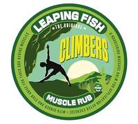 LEAPING FISH Climber's Muscle Rub - Essential Oil Recovery Balm - Massage Salve for Sore Muscles - Fast-Absorbing Post-Workout Moisturiser - 60g Tin