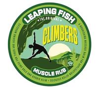 LEAPING FISH Climber's Muscle Rub - Essential Oil Recovery Balm - Massage Salve for Sore Muscles - Fast-Absorbing Post-Workout Moisturiser - 60g Tin