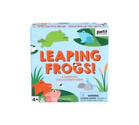 Petit Collage Leaping Frogs Leaping Frogs - Based on the Classic Game Tiddlywinks - Flip Your Frogs into the Pond to Win - Great Family Game Night Activity - Great for 2-4 Players and Ages 4+