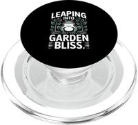 Leaping Into Garden Bliss Frog Gardening Joy PopSockets PopGrip for MagSafe