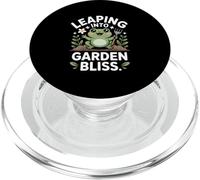 Leaping Into Garden Bliss Frog Gardening Joy PopSockets PopGrip for MagSafe