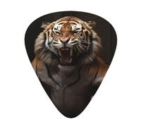 Leaping Tiger Guitar picks in thin, medium, and thick sizes, 12-piece set, suitable for electric guitar and various instruments