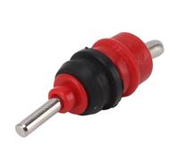 Leapiture 10pcs Chicken Watering Nipples Automatic Poultry Waterer Duck Drinking Nipples Poultry Drinking Waterer Water Dispenser Nipples Red Steel Ball