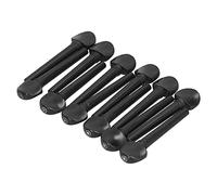 Leapiture 12Pcs Ebony Peg 8.7cm Wooden Tuning Replacement Accessories with Fisheye Comfortable Durability for Oud Violin Fiddle