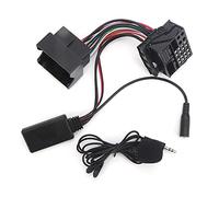 Leapiture 12Pin Bluetooth 5.0 Aux Audio Adapter Car Stereo Connector with Microphone 59.1in Cable Fit for Opel CD30 CDC40 CD70
