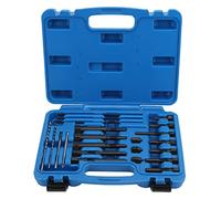 Leapiture 22pcs Glow Plug Electrodes Removal Tool Kit Glow Plug Remover Set Metal Portable Complete with Storage Box