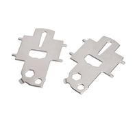 Leapiture 2Pcs Deck Plate Key Multifunctional 316 Stainless Steel Boat Deck Cap Key Tool Sturdy for Fuel Water Tank Replacement Key