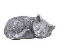 Leapiture Cat Memory Stone Pet Grave Marker Pet Memorial Rock Pet Pet Remembrance Stone Pet Memorial Statue for Lost Pets (Style 1)