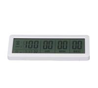 Leapiture Digital Countdown Days Timer Counting the Days Countdown Clock 999 Days Count down Clock 999 Days LCD Digital Timer for Wedding Vacation Retirement (White)