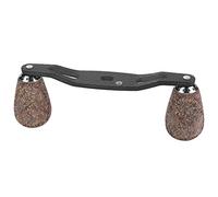 Leapiture Fishing Reel Handle Replacement - Carbon Fiber & Wood - Universal Compatibility - Spinning & Baitcasting - Wooden Knob Comfort