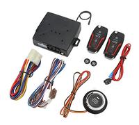 Leapiture Keyless Entry Car Kit Car Keyless Entry System 12V Anti Theft One Button Start Remote Lock System Universal for Autos