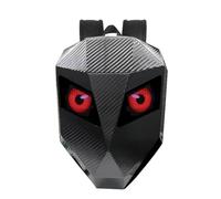 Leapiture LED Programmable Backpack Large Capacity Digital Backpack Carbon Fiber Textured Comfortable for Travel Motorcycle