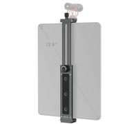 Leaplumin Aluminum Tablet Tripod Mount Adapter for Ipad Pro 12.9 | Ipad Tripod Mount Holder with 1/4" Screw, Adjustable Width, Compatible with Tablets (6.5"-17.3" screen devices)