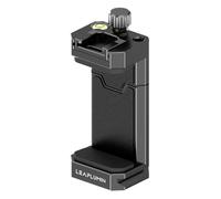 Leaplumn Aluminum Phone Mount for Tripod, Adjustable Phone Tripod Mount with Cold Shoe & Arca Swiss Quick Release Plate,Universal Adjustable Clamp Suitable for iPhone 15pro/14 pro/13 Pro/12/Samsung