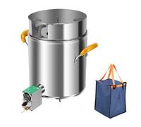 LeapMars Rocket Stove,Smoke-free Camping Stove,A Portable Wood Burning Camping Stove with an Adjustable Air Blower,Biomass Stoves for Picnic,Camping,Survival,Cooker, S