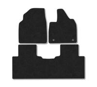 Leapmotor C10 (2024+) Premium Car Mats Tailored Fit Tufted-Pile Thick Carpet Grey Trim Non-Slip Floor Mats Full Coverage Compatible Accessory Full Front & Rear Set Hand-Finished with Clips