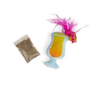 Leaps & Bounds Refillable Plush Mai Tai Cat Toy