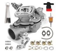 LEAPTREND LZ63C Carburetor Carb Kit Compatible with Zenith Updraft Gas Wisconsin L63S1 VH4D Engine 2-1/4" Mount 1957-1976, Replace 12098 12098B 12229