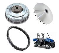 LEAPTREND Primary Clutch Sliding Sheave & Fixed Sheave Plate, Primary Drive Clutch Sheave Assembly for Yamaha Rhino Kodiak Grizzly 550 660 700 2002-2020 Replace 3B4-17606-00-00