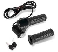 leaptrend Throttle 36V Fit for Hoverfly Z5 & Gotrax Flex Electric Scooter with LCD Display/Switch/2 Keys, E-Scooter Twist Accelerator Handle Grip Set w/Battery Display Power Lock Light Switch, 6-Pin