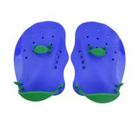 LEAQU 1 Pair Contour Swim Paddles Hand, Swim Training Hand Paddles, Hand Fin Children Diving Aid Tool, Swimming Equipment for Women Men Children Blue S