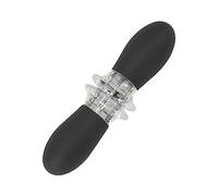 LEAQU Premium Stainless Steel Barbecue Corn Holders, Ergonomic and Anti-scalding Handle, Corn on The Cob Accessory for BBQ, Picnics and Home Cooking Black