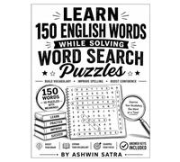 Learn 150 English Words While Solving Word Search Puzzles: Vocabulary Builder for Teens & Adults