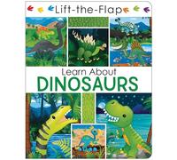 Learn About Dinosaurs - Lift the Flap Activity Kids Books - Childrens Books, Toddler Books