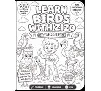 Learn Birds with Zizo: Bird Coloring Book