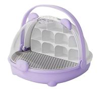 Learn care for small animals by simply cleaning reptile containers from reptiles, animal habitats. while playing, observe the portable feeding box transport container co