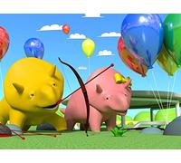 Learn colors and shapes : The Contest Learn Shapes / Playing with a Bubble Machine