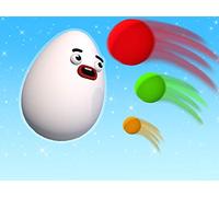 Learn colors with eggs in shooting gallery