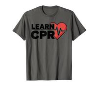Learn CPR Awareness Heartbeat T-Shirt
