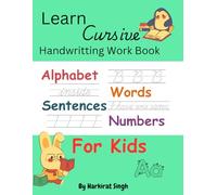 Learn Cursive: Handwriting Work book