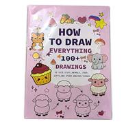 Learn Drawing Book - Fun Artistic Guide, Interactive Learn-To-Draw Workbook Featuring Engaging Activities, Skill Development Exercises Offering Creative Art Practice, Educational Tool